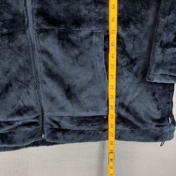 New Talbots Women's Fleece Black Soft Thick Zip up Jacket Size 2X Pockets Plus - Picture 6 of 6